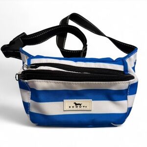 SCOUT hipster blue & white “swim lane” stripe belt bag. BRAND NEW CONDITION!